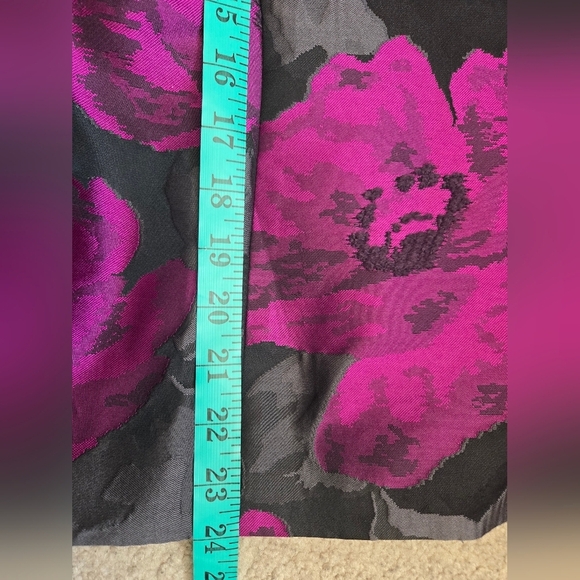 LAFAYETTE 148 Floral Dress Jacket - Pinky Purple and Gray. Size 14 - Picture 9 of 13